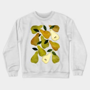 Summer and mediterranean pears Crewneck Sweatshirt